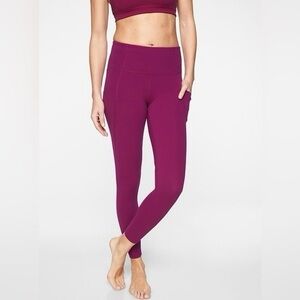 Athleta Women's‎ Ultimate Stash II 7/8 Tight Exotic Fuchsia Women’s Leggings S